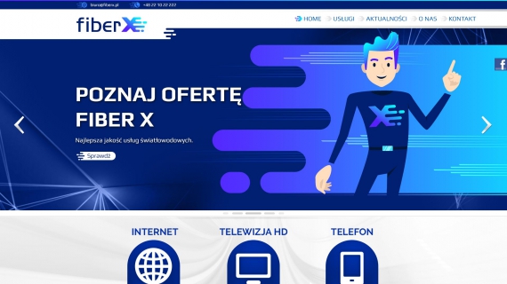 Nowa strona internetowa FiberX. Zapraszamy!